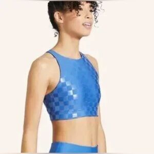 Peloton Show Up High Neck Sports Bra Womens Size L